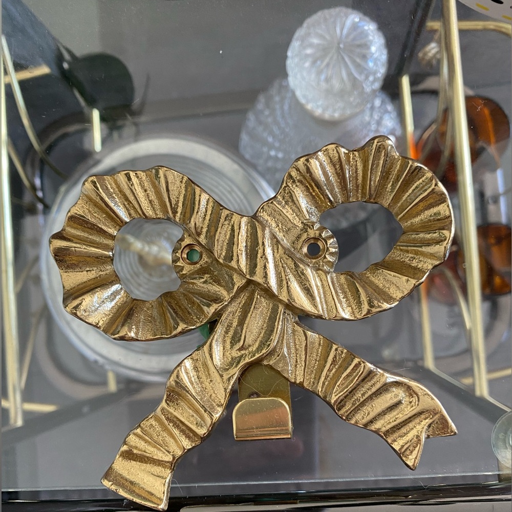 COPY - Brass bow coat hook